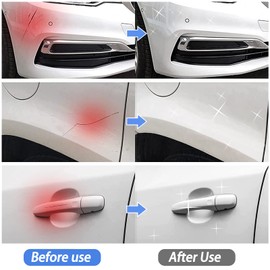 Nano Sparkle Cloth, 9 Pieces Car Scratch Repair Magic Cloth Multi Purpose Scratch Cloth for Repair of Light Scratch Paints, Paint Care, Detailing, Car Cleaning, Nanotechnology Car Care Beauty