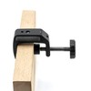 QWORK Universal C-Clamp for Desk Mount - 4-Pack Heavy Duty