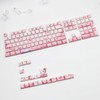 ZMX Cherry Blossom Pink Keycaps,Side Printed Shine Through Keycap PBT