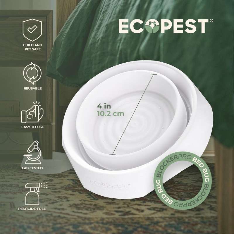 Bed Bug Interceptors – 8 Pack | Bed Bug Blocker