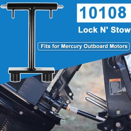 10108 Lock N' Stow Transom Saver Fits for Mercury Outboard Trailering,Trailering Support Bracket for Mercury 135 OpitMax, 150 OptiMax,175 OptiMax,75/90/115/200-HP EFI Outboard Engines