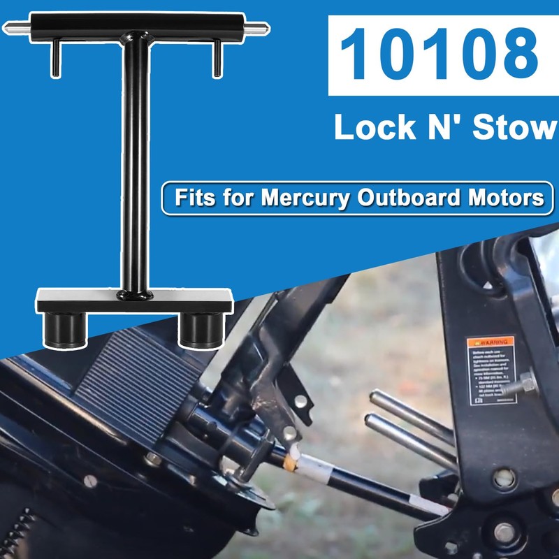 10108 Lock N' Stow Transom Saver Fits for Mercury Outboard
