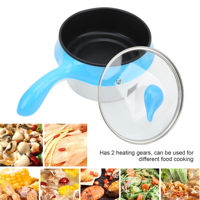 Electric Hot Mini Pot 1.5L Non Stick Cooking Pot Rapid