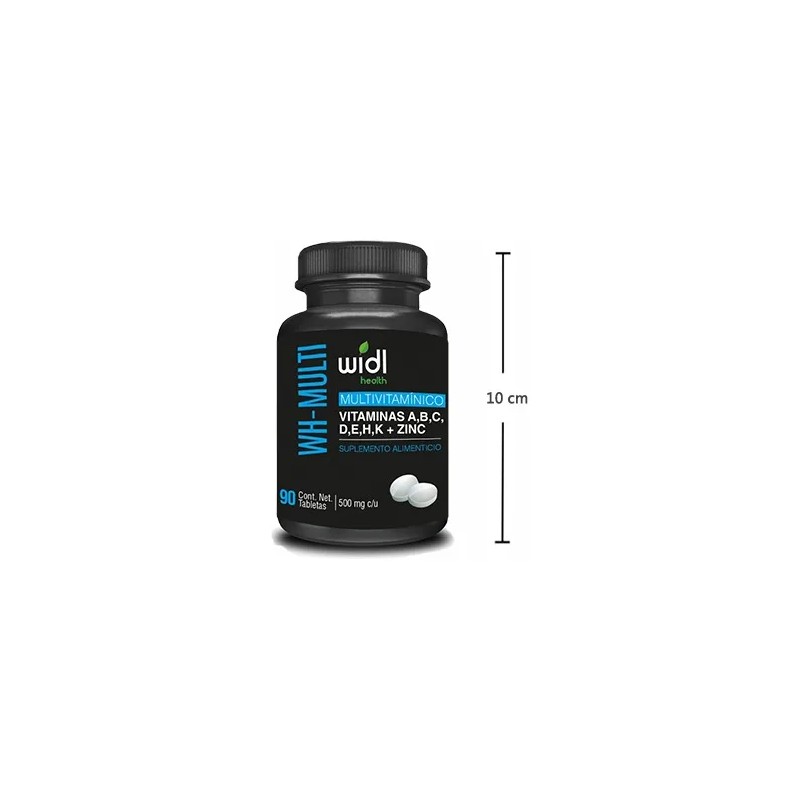 Vitaminas Para Hombremujer Multivitamnico 90 Tabletas Widl Sin Sabor -