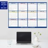 2025 Wall Calendar Dry Erase -12 Month Annual Yearly Calendar