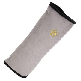 Bloomsworld Kids Seat Belt Pillow, Soft Plush Cushion for Children in Booster Seats, Head Support for Car Naps - Grey
