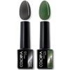 Calapia One Step Perfect Gel Syrup Gel Nail Set, 1 set, 04. Shadow + Wood Green / 칼라피아 원스텝 퍼펙트젤 시럽 젤네일 세트, 1세트, 04. 쉐도우+우드그린
