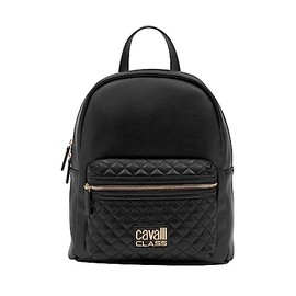 Cavalli Class LIVORNO Black Medium Fashion Backpack for womens