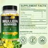 Mullein Gummies - Mullein Leaf Extract for Lungs, Mullein Leaf