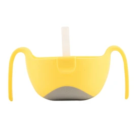 B.Box Bowl Xl + Straw - Lemon Sherbet