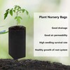 Belit 100 Pcs 13.5" H Nursery Grow Bags, Non-Woven Plants