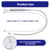 Sousery 06900438 Upper Traction Replace Auger Cable Compatible with SNO-Tek