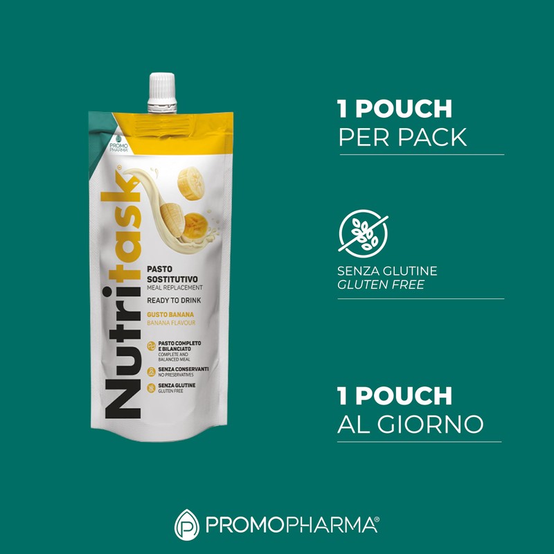 Nutritask – Pasto Sostitutivo Proteico Pronto da Bere - Gusto