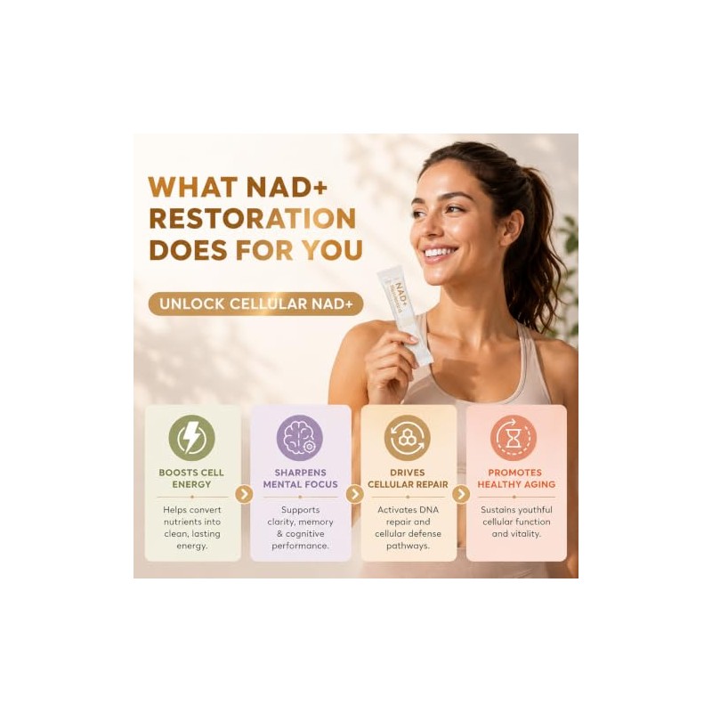 Suplemento de Nad 1000 Mg L?quido: Nicotinamida Rib?sido