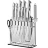 Knife Set, 14 PCS High Carbon Stainless Steel Super Sharp