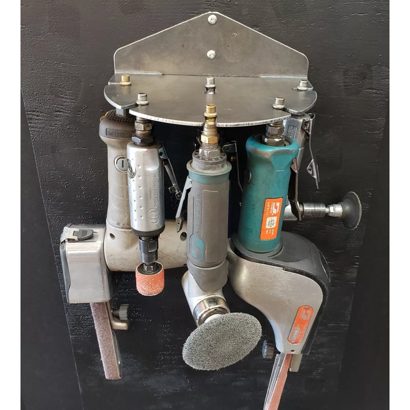 The Odd Shop Ltd. Pneumatic Air Tool 6 Gun Rack