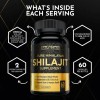 Shilajit Supplement Capsules, 10,000mg Equivalent per Serving, 60 Capsules