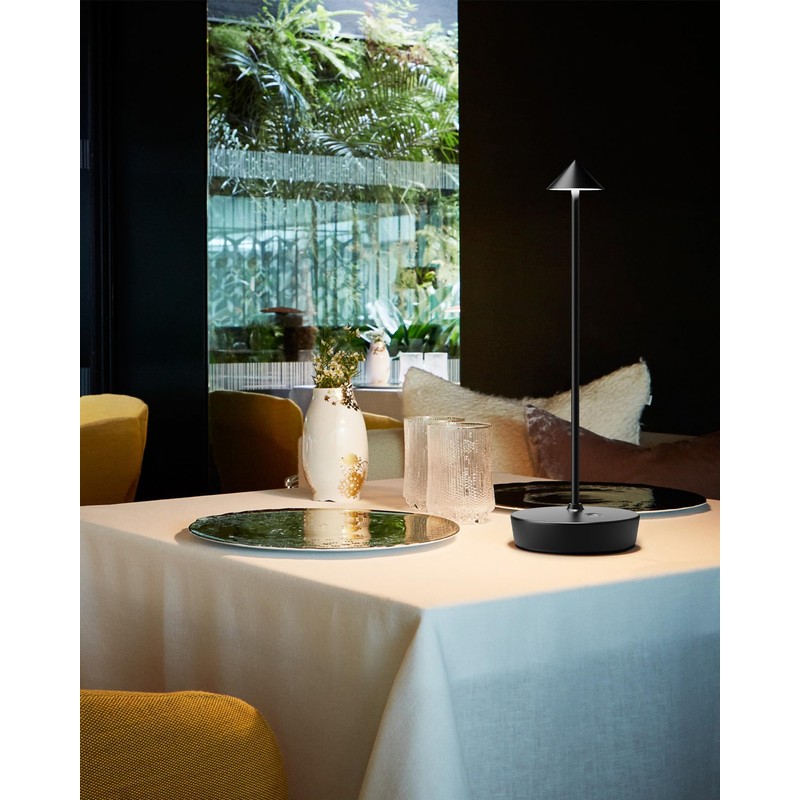 SHANGCAI Cordless Table Lamps Rechargeable, 6000mAh Battery Operated LED Desk
