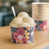 Prims & Flourish Paper Ice Cream Cups - 50-Count 9-Oz
