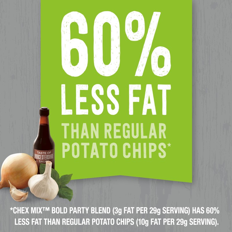 Chex Mix Bold Party Blend Savory Snack Mix, Family Size,