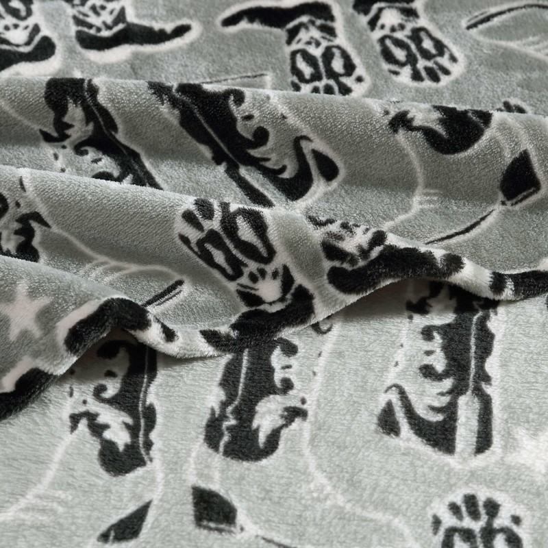 Wrangler - Throw Blanket, Soft Plush Fleece Bedding, Western Decor
