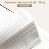 HDMSYD 4 Pcs Libretas de Notas,Cuaderno de Bolsillo A6,200 Páginas,100