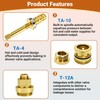 Shower Valve Rebuild Kit Compatible with Symmons Temptrol, Includes TA-10