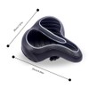 PU Leather Wide Big Bum Bike Gel Cruiser Extra Comfort