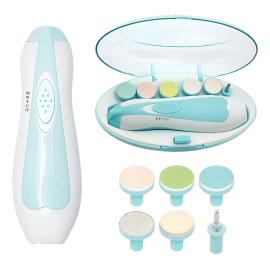 Lima De Uñas Bebe Eléctrica Cortadora, 6 Cabeza Molienda