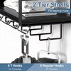 TJ.MOREE Floating Shelf Compatible 2 Tier with Tonal Accessories Wall