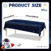 Pack of 3 Birthday Tablecloths, Party Tablecloths, Birthday Tablecloths, 137