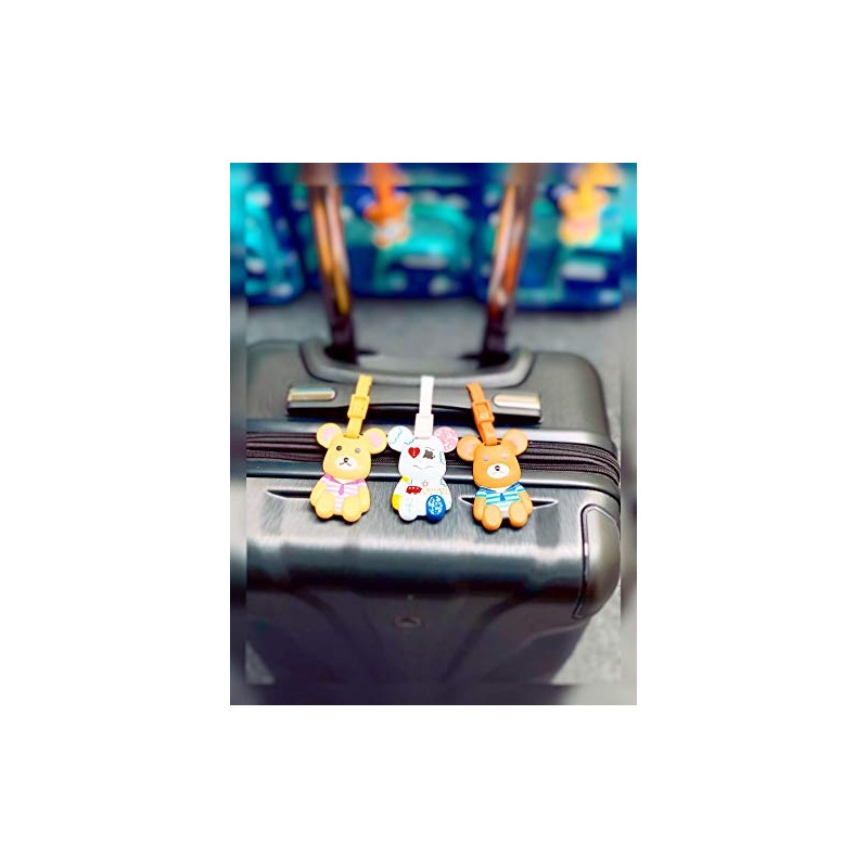 POPOBE 3 inch Luggage Tag - Kuma Sailor Bear (Girl)