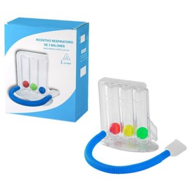 Breathing Trainer, Breathing Trainer with 3 Colourful Balls, 3 Chamber Breathing Trainer System, Lung Trainer, Breathing Exercise Device for Speech Therapy and Lung Function, Deep Breath Trainer with