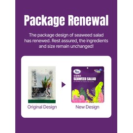 Korean Assorted Seaweed Salad 8g * 7 Packs - Seaweed Salad Mix 모듬 해초