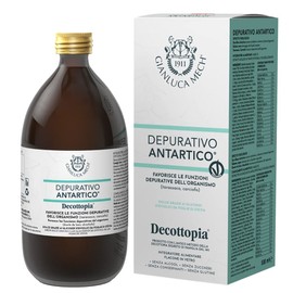 Gianluca Mech | Decottopia Depurativo Antartico con Stevia, Integratori Alimentari Keto, Azione Detox, Vegan, 500 ml