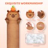 Mewaii Long Capybara Plush 5 Sizes, 120% Extra Filling Giant