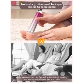 Electric Foot Callus Remover,MOWLIE Electric Foot Care Tools with Speed Controller and 60pcs Replacement Sandpaper Disk for Men Women Dead Dry Crack Skin Calluses