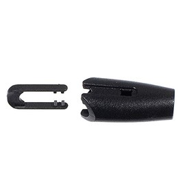 West Coast Paracord Black Plastic Rope Clamps – Create Leads, Lines, Lunge Lines, Cross Ties, and More, (6mm, 10 Pack)