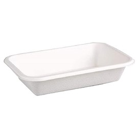Fiesta Green DW347 Compostable Bagasse Food Trays 16oz (Pack of 50)