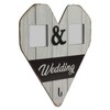 Wood Wedding Picture Frame Key Hook Wall Hanging Decoration Love