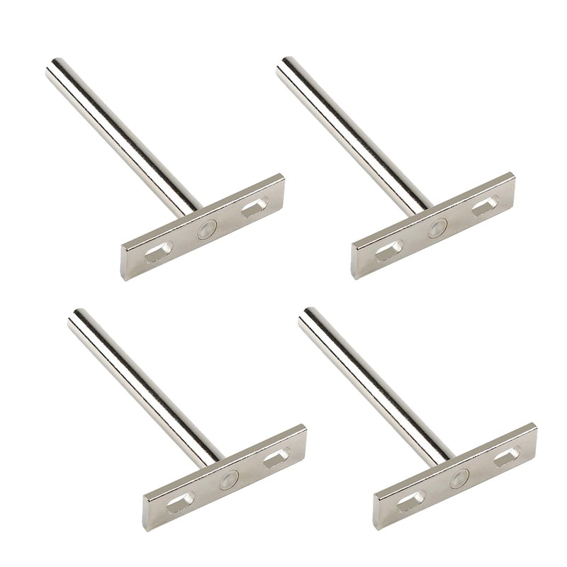Gad2go 4 Pieces Floating Shelf Brackets 75mm Heavy Duty Invisible