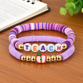 Teacher Appreciation Gifts for Women Natural Stone Teacher Bracelet Thank You Teacher Gifts for Women Men