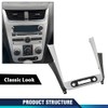 PIT66 Dash Radio Bezel Trim Vent Compatible with Chevy Malibu