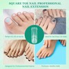 240PCS Polygel Nail Forms for Toes, Reusable Dual Forms for