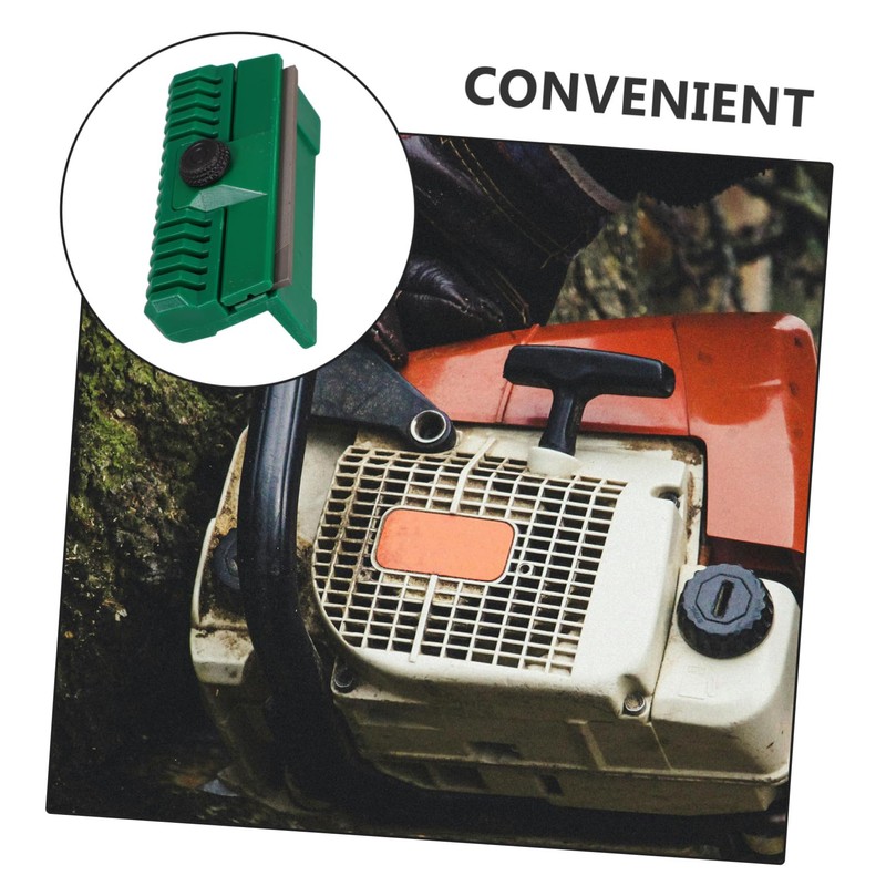 Kisangel Chainsaw Guide Bar File Repair Sharpening Guide Tool Dresser