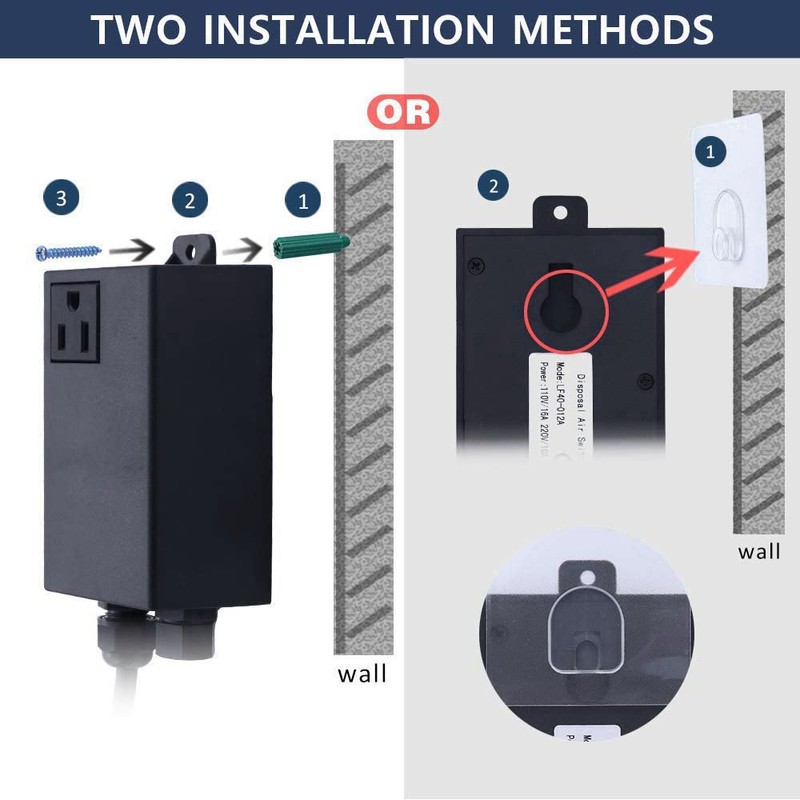 Garbage Disposal Air Switch Kit Single Outlet Sink Top Waste