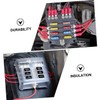 SUPVOX Ways Fuse Box with Led Indicator Easy Installation Negative