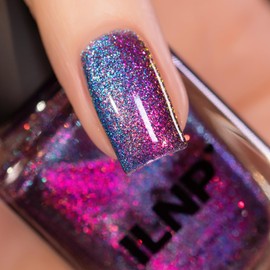 ILNP Flip Side - Pink to Blue Magnetic Shimmer Nail Polish - Vegan, Cruelty Free, Non Toxic