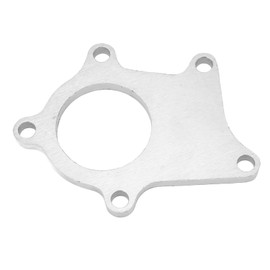 Brida de Tubo de Escape del Turbocompresor T3 T4 Soldable T-304 Acero Dulce 5 Pernos Universal para Entusiastas del Turbo T3 T4