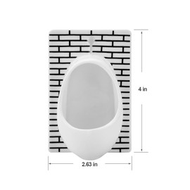 KUCHEY White Elephant Gifts for Adults: Urinal Shot Glasses Set of 2 Odd Funny Gag Gifts for Men Women Christmas Stocking Stuffers Party